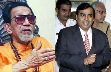 bal thackeray criticizes mukesh ambani over mumbai for all remark