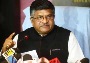 plan to install 2 500 wifi hotspots by next fiscal ravi shankar prasad