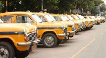 kolkata taxis go on indefinite strike commuters harried