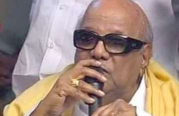 karunanidhi rules out raja s resignation on 3g issue