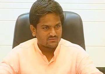 government police responsible if patels rally turns violent hardik patel