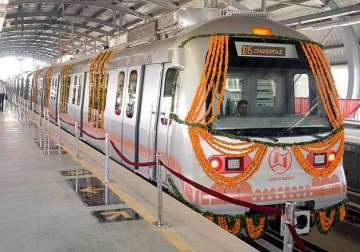 rajasthan cm vasundhara raje to flag off jaipur metro today
