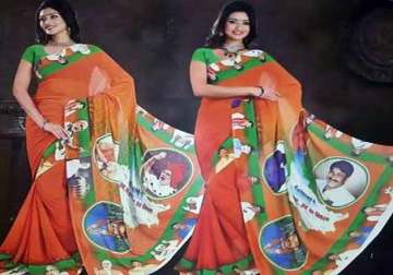 modi saris add colour to bihar election campaign