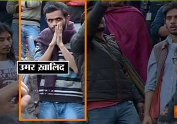 jnu row accused umar khalid anirban surrender to delhi police