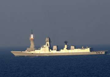 brahmos missile test fired from new naval ship hits target