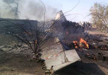 mig 27 aircraft of iaf crashes in raj pilot ejects safely