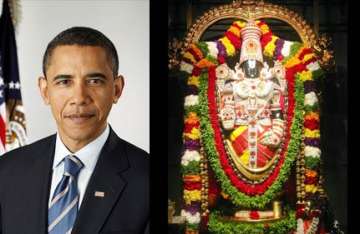 golden venkateshwara idol will be presented to obama on april 1