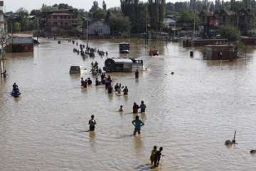 kashmir floods receding waters reveal 43 bodies mobile services partially restored
