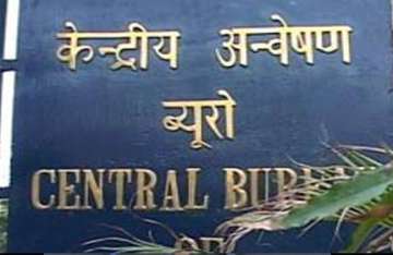 cbi books two home ministry officers for taking bribe