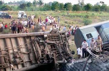 child killed 13 injured as ndfb militants blast rail track