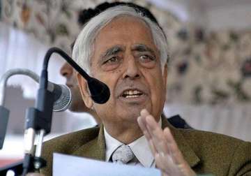 j k is as peaceful as any other state of country mufti mohammad sayeed