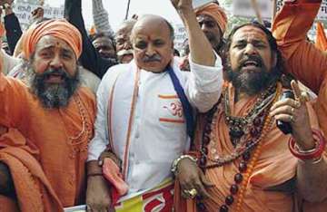 togadia arrested for trying to enter kandhamal