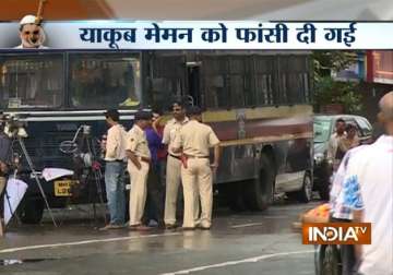 tight security in mumbai after yakub memon s execution