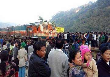 broad gauge rail line opened in dima hasao district in assam