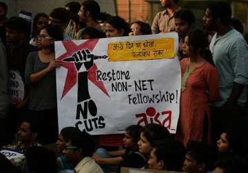 non net fellowship occupy ugc movement goes beyond delhi