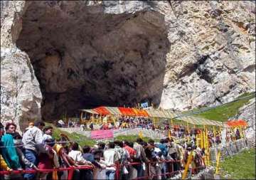 amarnath yatra halted on baltal route