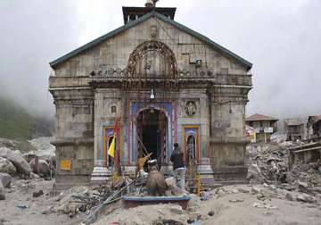 preparations on for kedarnath shrine