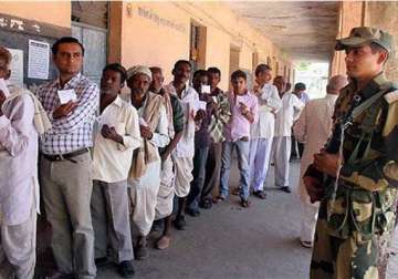 turn out falls in ap telangana bypolls polling peaceful