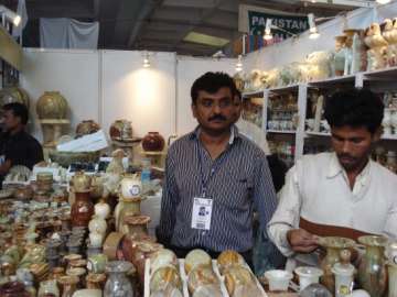 some pakistani traders await visa to participate at crafts bazaar