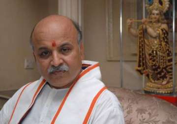 praveen togadia banned from holding rally in bengaluru