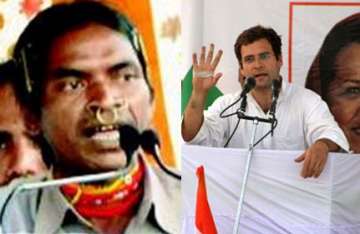 bjp questions maoist sympathizer garlanding rahul