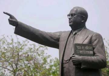 ambedkar s statue found broken case registered