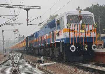 rail minister flags off shatabdi service to bhatinda