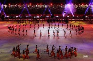 spectacular ceremony draws curtain on 2010 commonwealth games