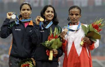 india s sreedharan wins gold in asian games women s 10 000m