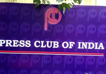 press club of india gets new president