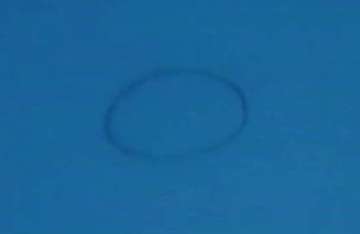 mysterious ring in sky over bhadohi near varanasi