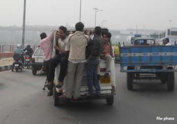 overloaded gramin sewa autos unstable threat to safety hc