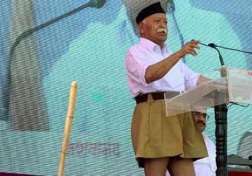 rise above vote bank politics to frame holistic population policy rss chief mohan bhagwat