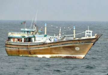 coast guard intercepts suspect iranian fishing boat off kerala coast