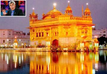 india objects to jay leno s remark on golden temple
