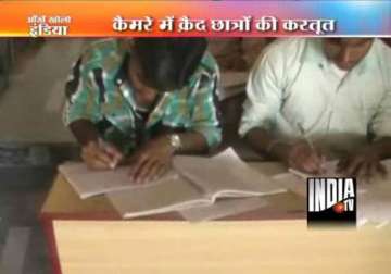 india tv telecasts rampant copying in bulandshahr college