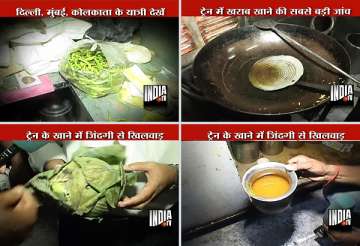 india tv s nationwide expose reveals pathetic filthy conditions in railway pantry cars