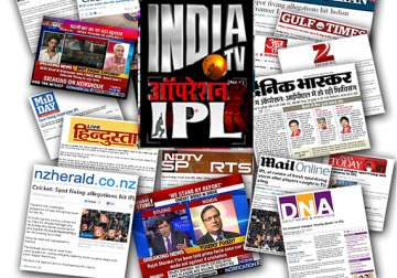 india tv sting news dominates all newspapers channels twitter