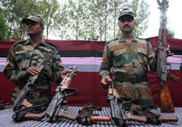 indian army recovers large cache of weapons from kupwara