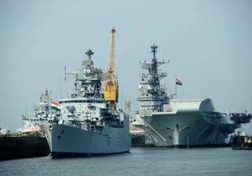 indian warships in russia for naval wargames
