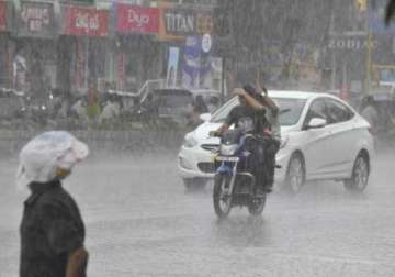 intermittent showers hit normal life in rajasthan