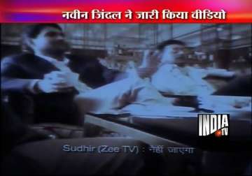 jindal conducts sting on zee editors alleges rs.100 crore blackmail channel refutes