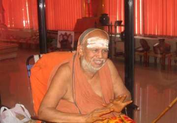 kanchi seer stable after hospitalisation in nellore district