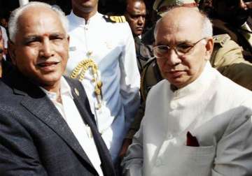 karnataka governor promises action against cm
