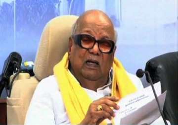 karunanidhi flays ban on pro tamil eelam meet