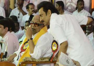 karunanidhi puts riders for prospective allies in ls polls