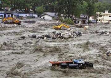 kedarnath shrine submerged in mud and slush widespread devastation