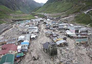 kedarnath shrine stands alone amidst death and destruction