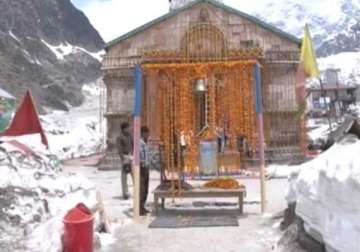 kedarnath shrine reopens for pilgrims