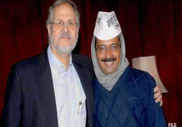 kejriwal meets lt governor aap terms it courtesy call